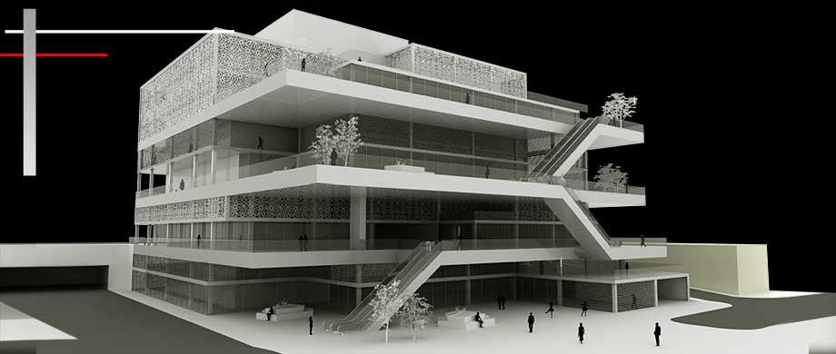 AbrahamFG arquitectonico House of Arts and Culture in Beirut - Arquitecto Madrid