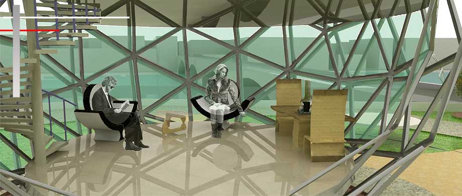 architecture project Planet Room in London - Architect in Madrid