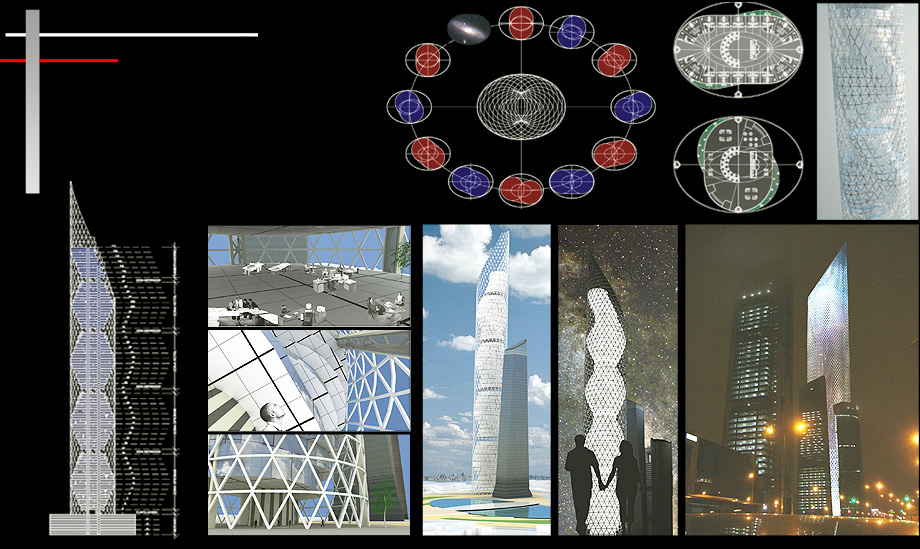 Architecture Proposal Orbital Tower - Architect in Madrid