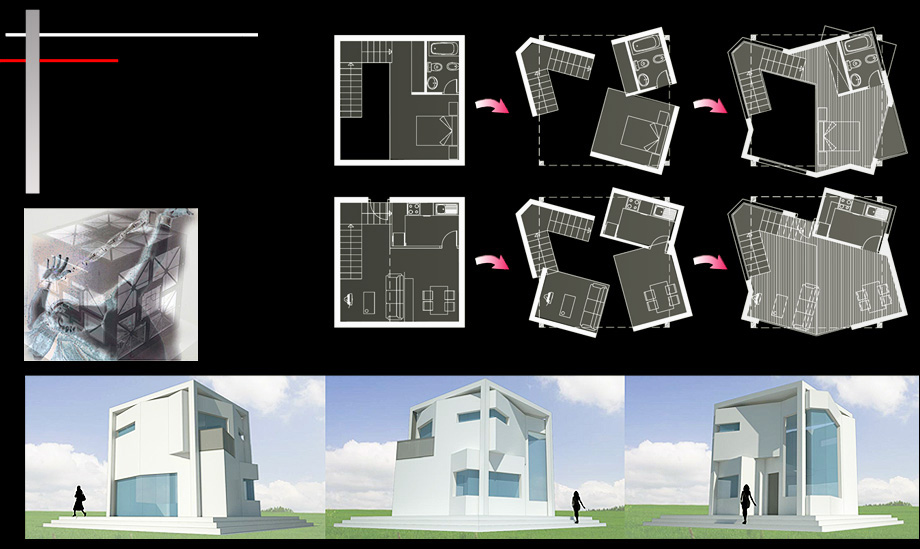 Architecture Proposal Cubic House - Architect in Madrid
